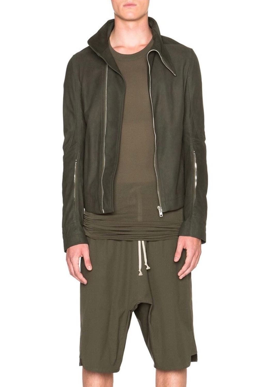 16SS 릭 오웬스 몰리노 레더 자켓 46 사이즈 상품이미지2