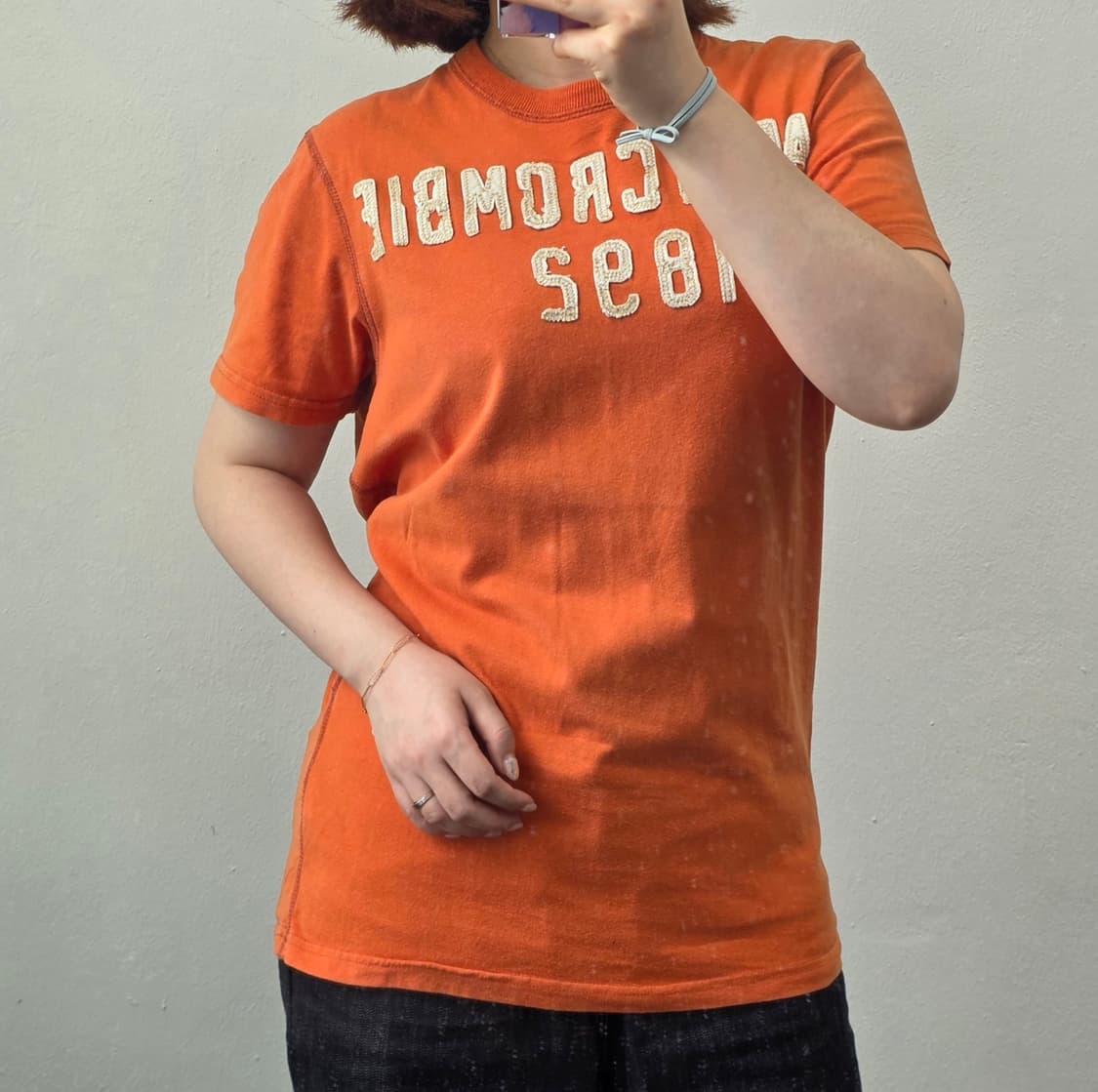 [프립]M/아베크롬비 반팔티 오렌지 상품이미지2