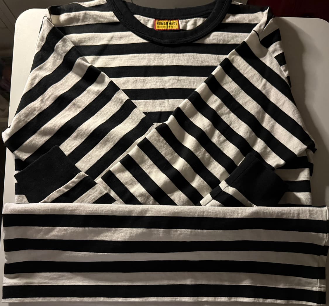 휴먼메이드 스트라이프 티셔츠 상품이미지4