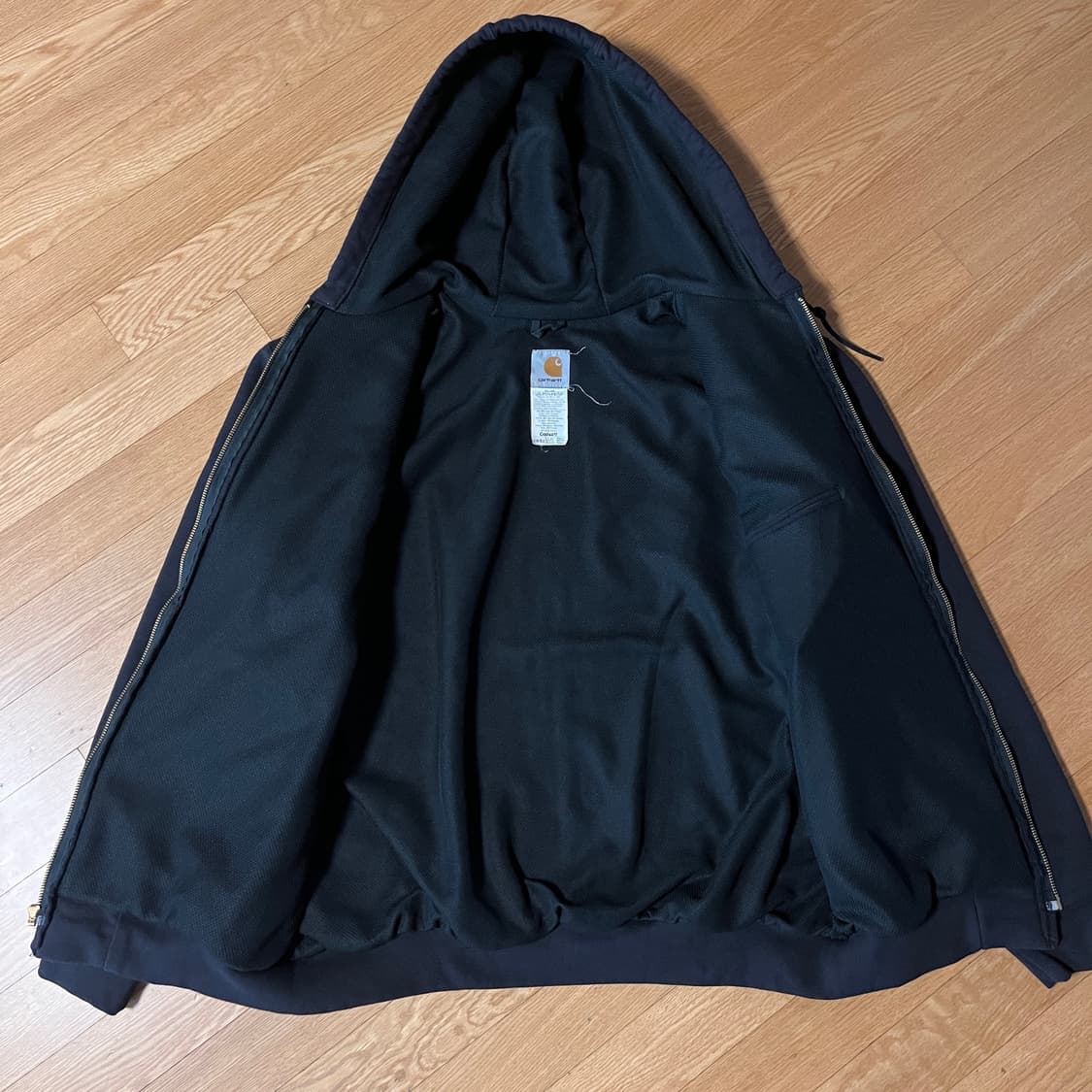 [L] 칸예 00s 빈티지 칼하트 J149 후드집업 BLK 상품이미지4