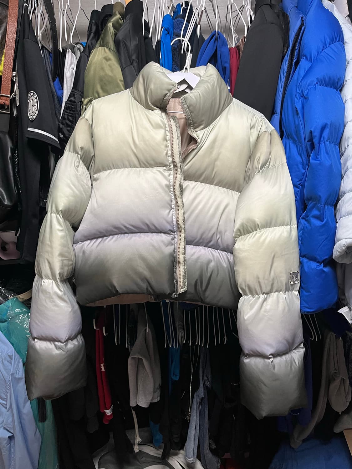 더오픈프로덕트 옴브레 제니 푸퍼 패딩 자켓 상품이미지3