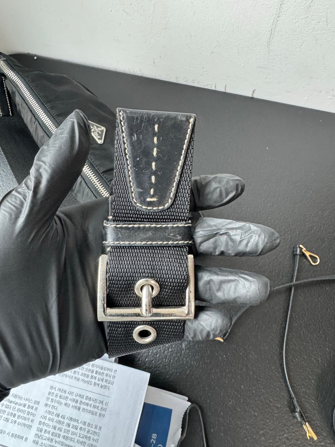 프라다포코노숄더백(정품) 상품이미지6