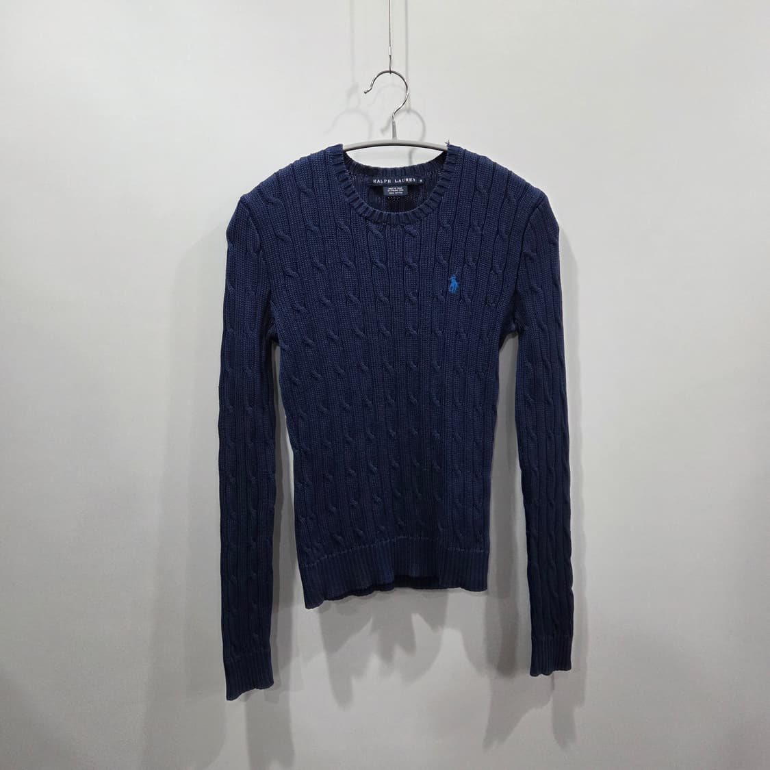 폴로랄프로렌 우먼 코튼 케이블 니트 M 상품이미지1