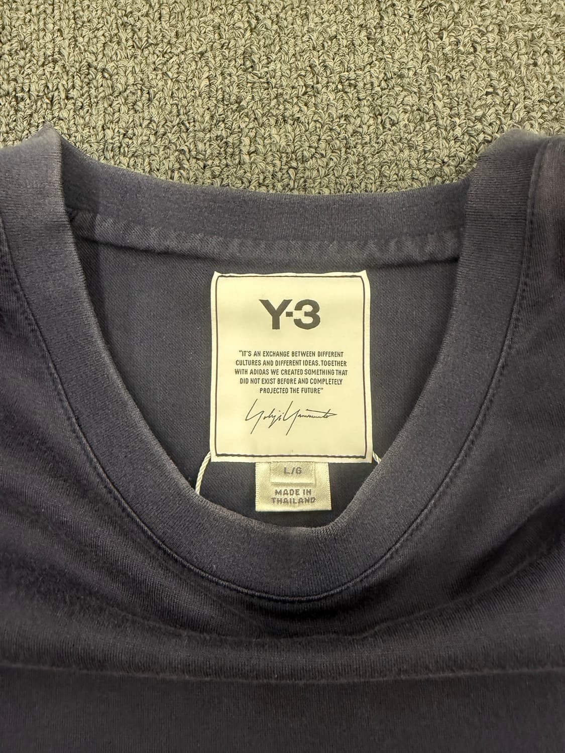 L) Y-3 빈티지 반팔 티셔츠 상품이미지4