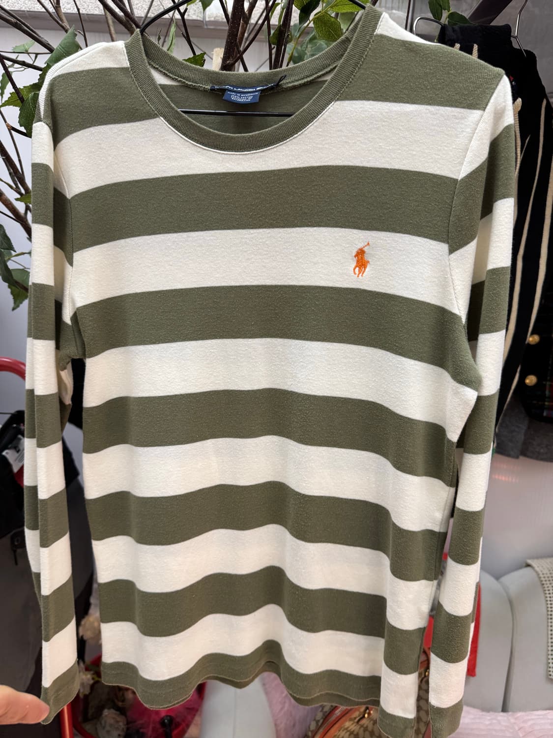 👕 랄프 로렌 스포츠 스트라이프 코튼 티셔츠 상품이미지3