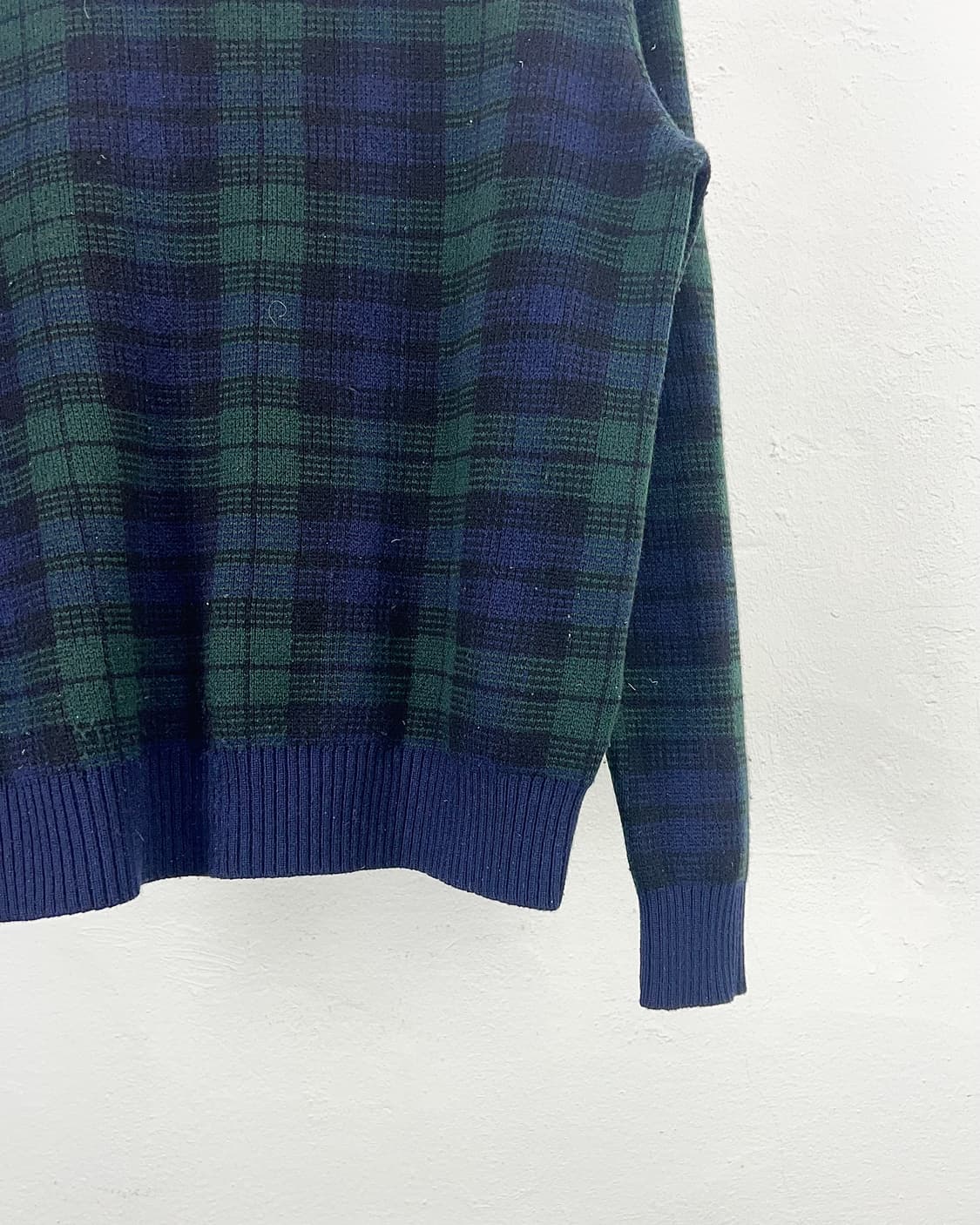 폴로 랄프로렌 블랙워치 타탄 체크 워셔블 울 스웨터 상품이미지5