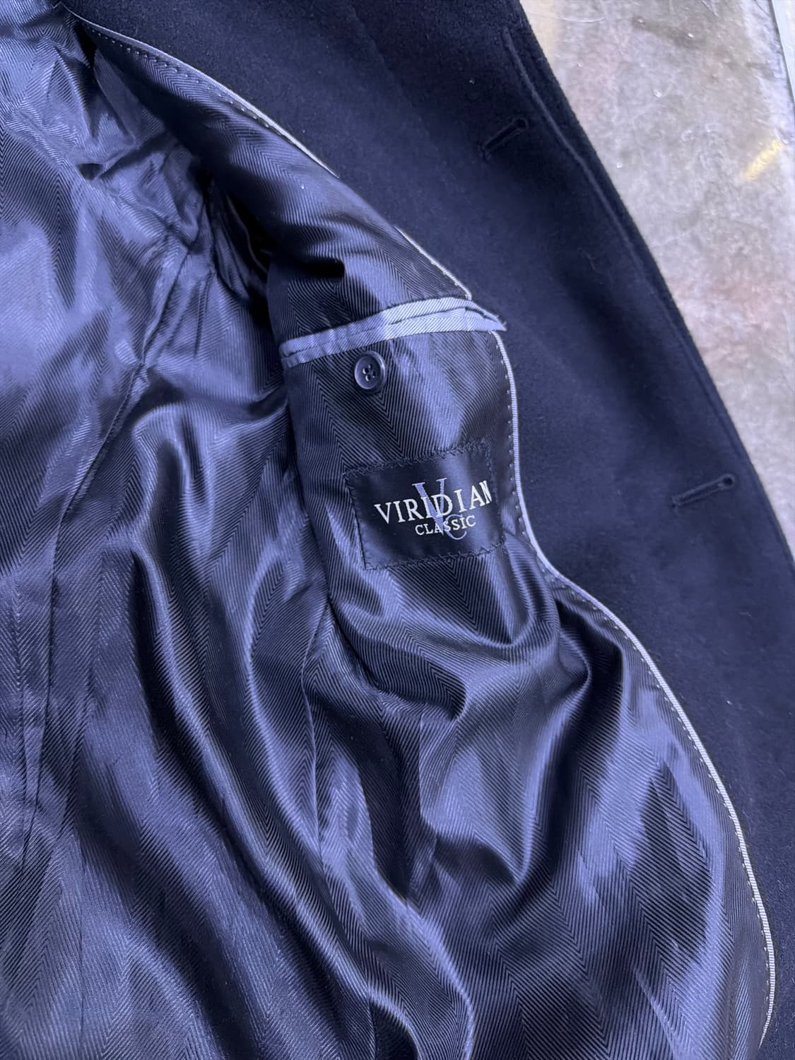 VIRIDIAN 버디안 클래식 심플 클래식 울 발마칸 코트 100 상품이미지7