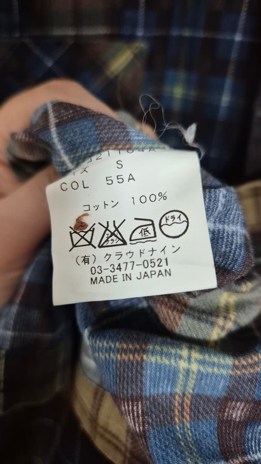 하버색 코듀로이 체크셔츠 상품이미지6