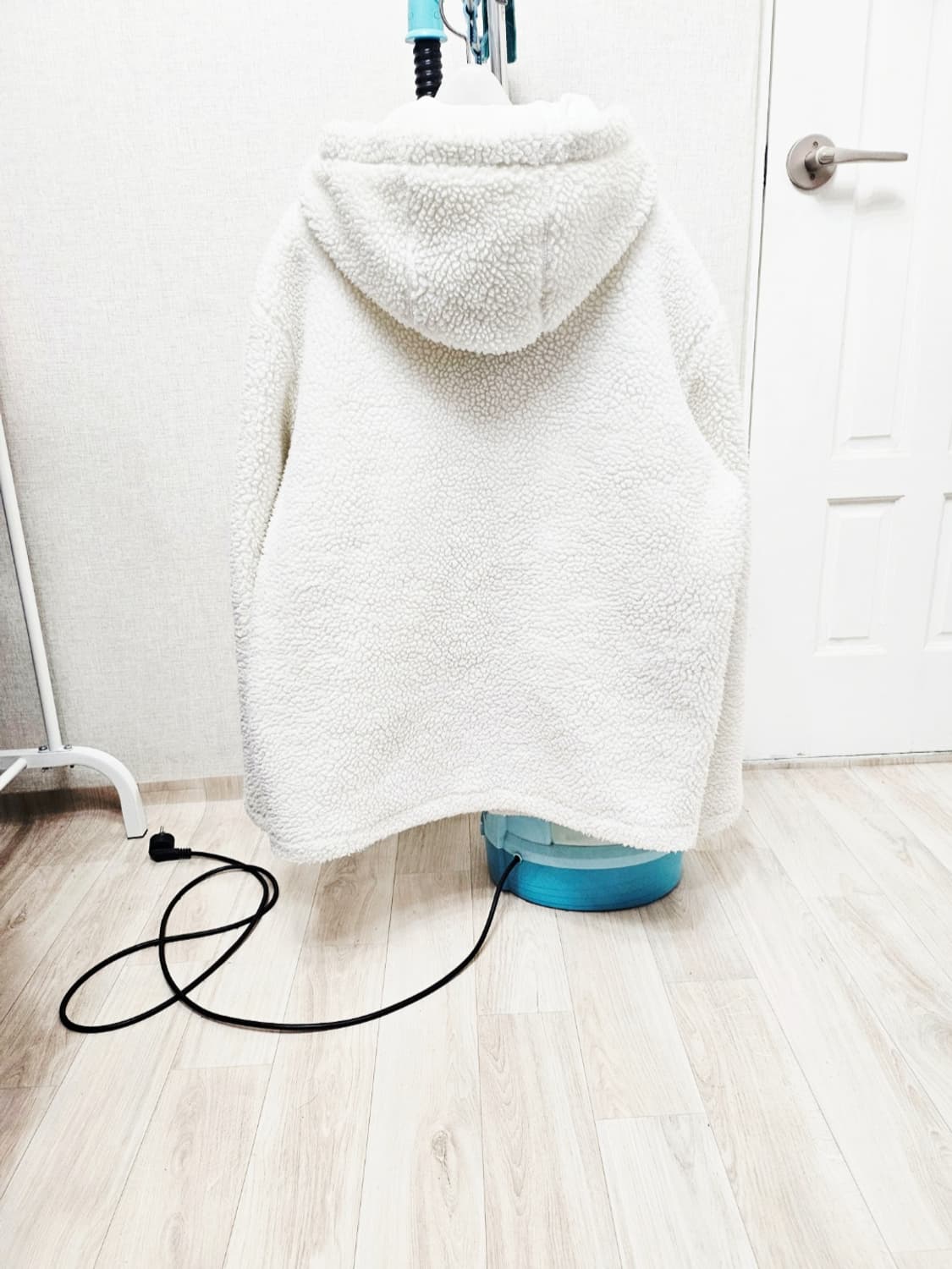 (105)XL ☆초대장급☆ 내셔널지오그래픽 [화이트] 쉐르파 후리스점퍼 상품이미지6