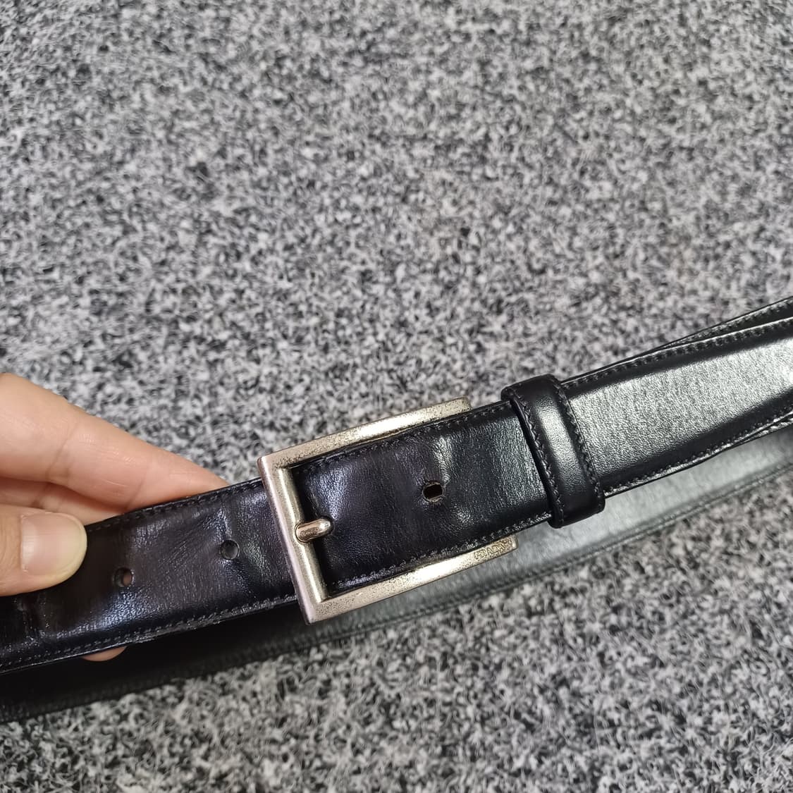 PRADA  빈티지 벨트 블랙 상품이미지2