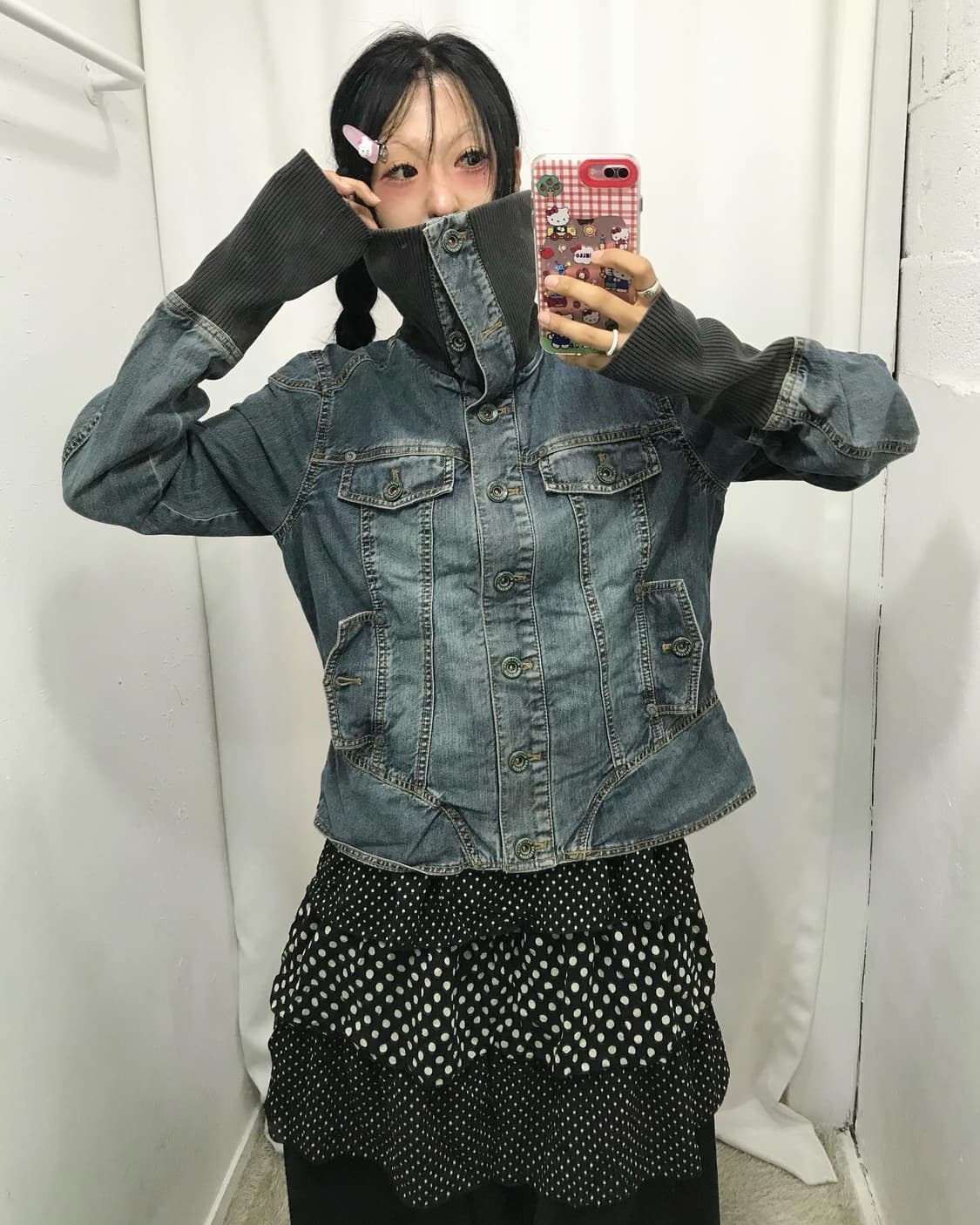 Vintage Knit Denim JK 상품이미지6