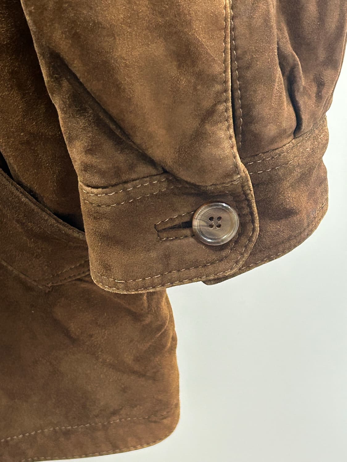 90s 버버리 스웨이드 하프코트 상품이미지3