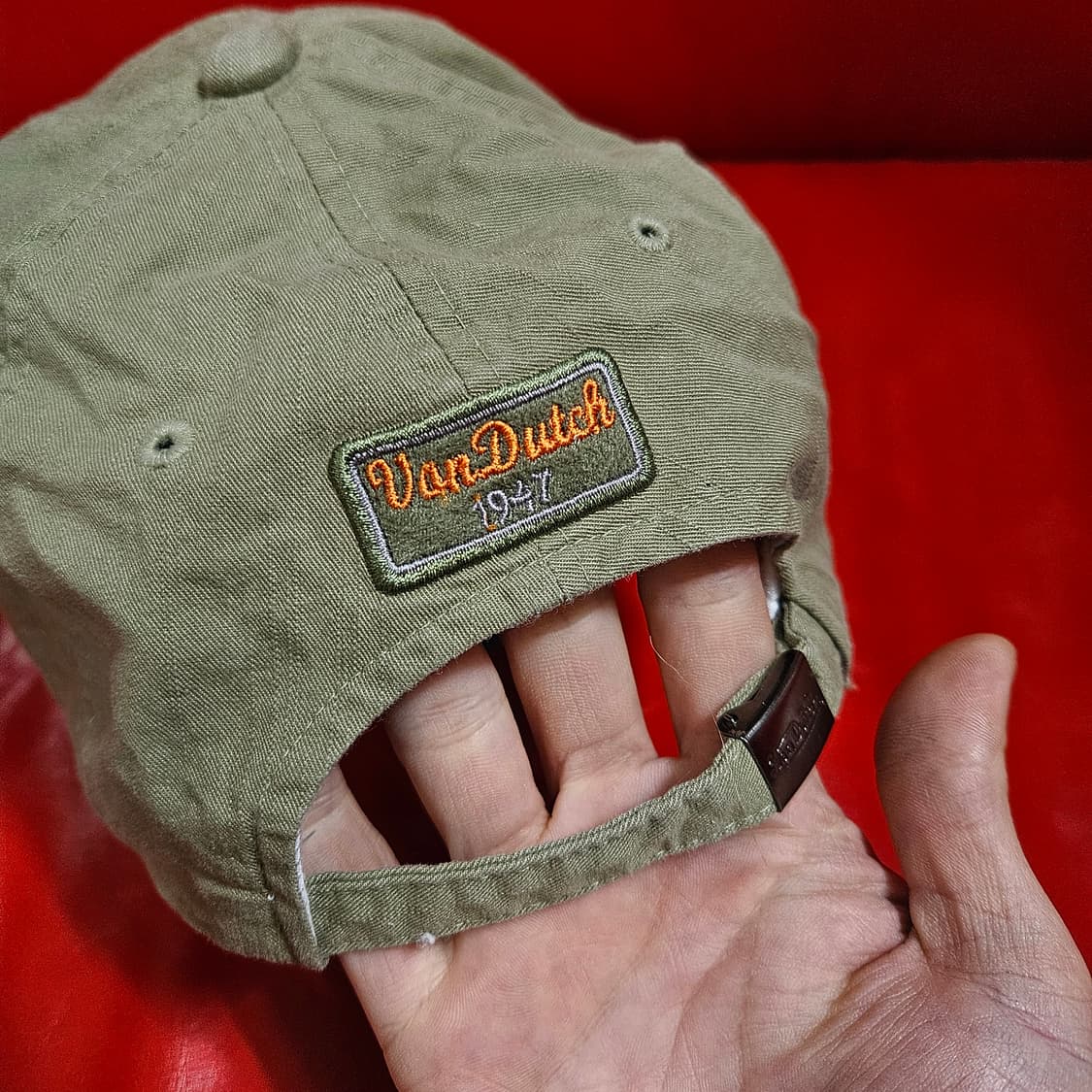 본터치(Vondutch) y2k 빈티지 워시드 볼캡 상품이미지4