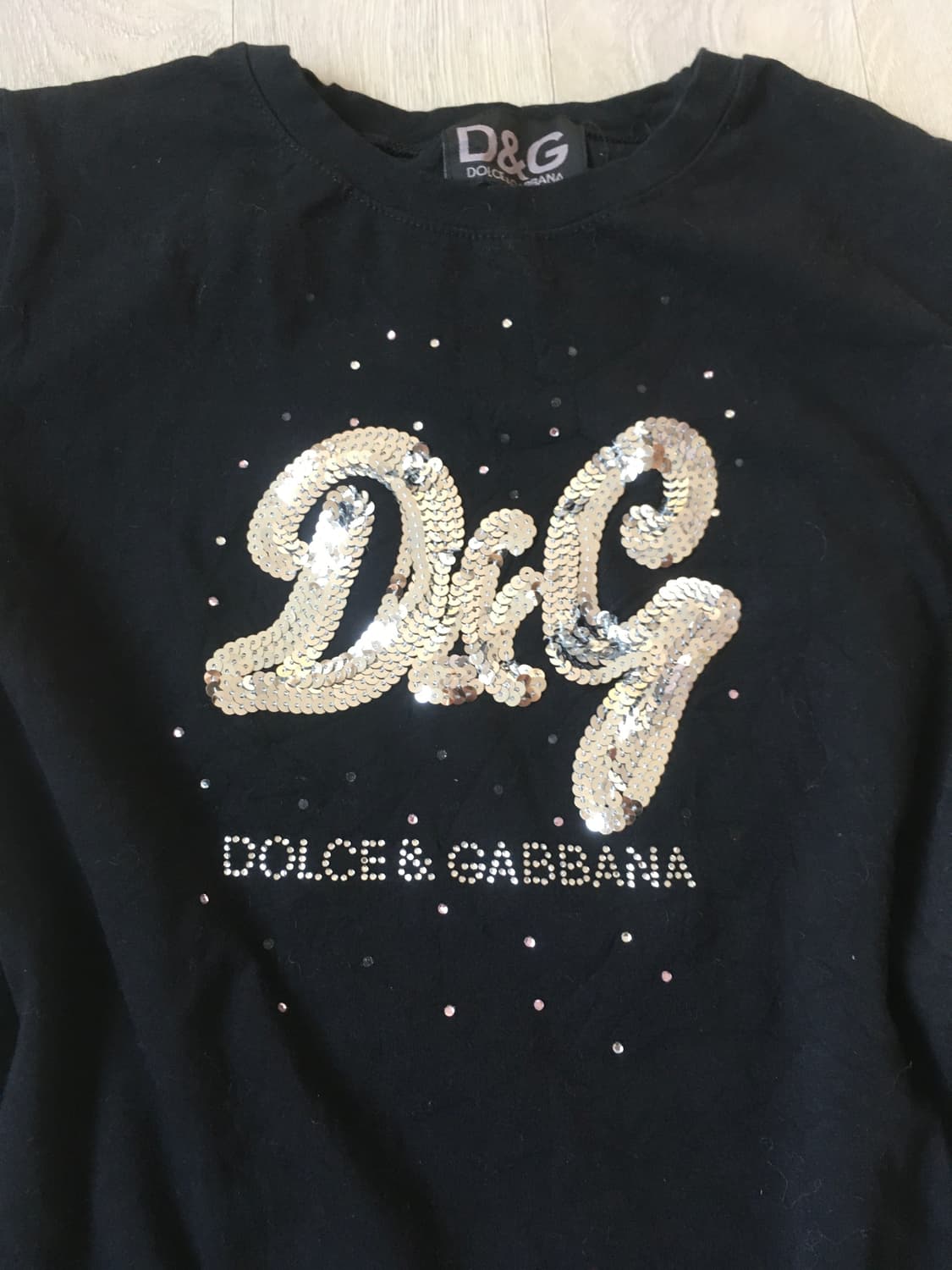 Dolce&gabbana black beads half t shirt 상품이미지5