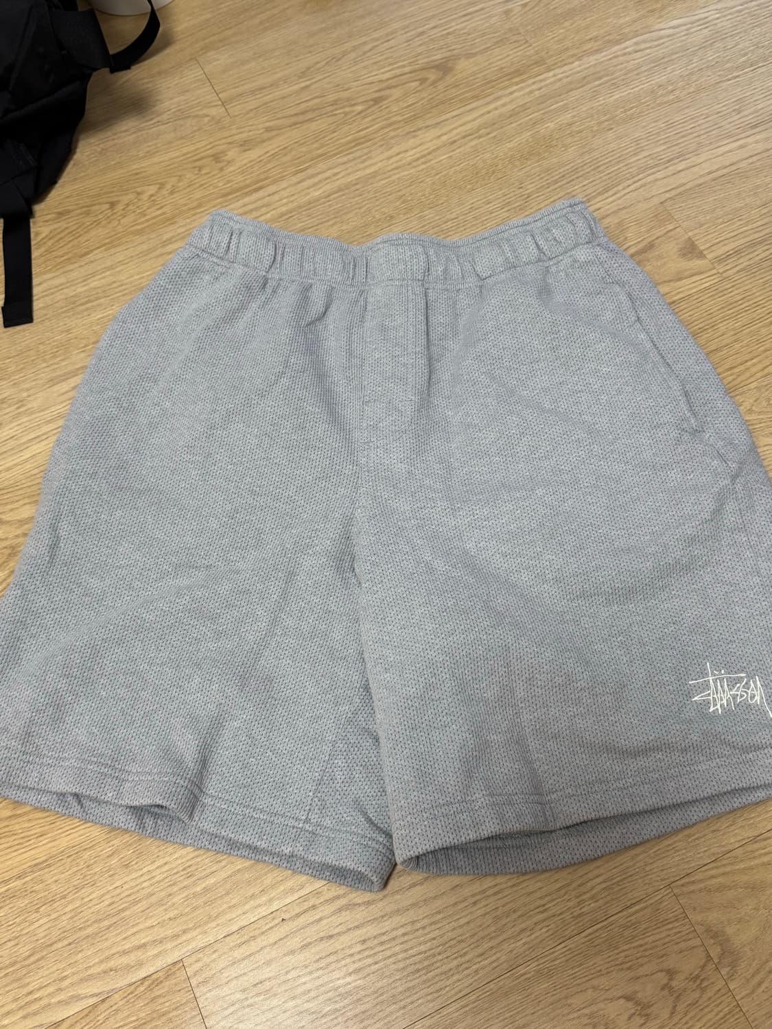 스투시 더블 레이어 저지 쇼츠 반바지 그레이 헤더 S 상품이미지2