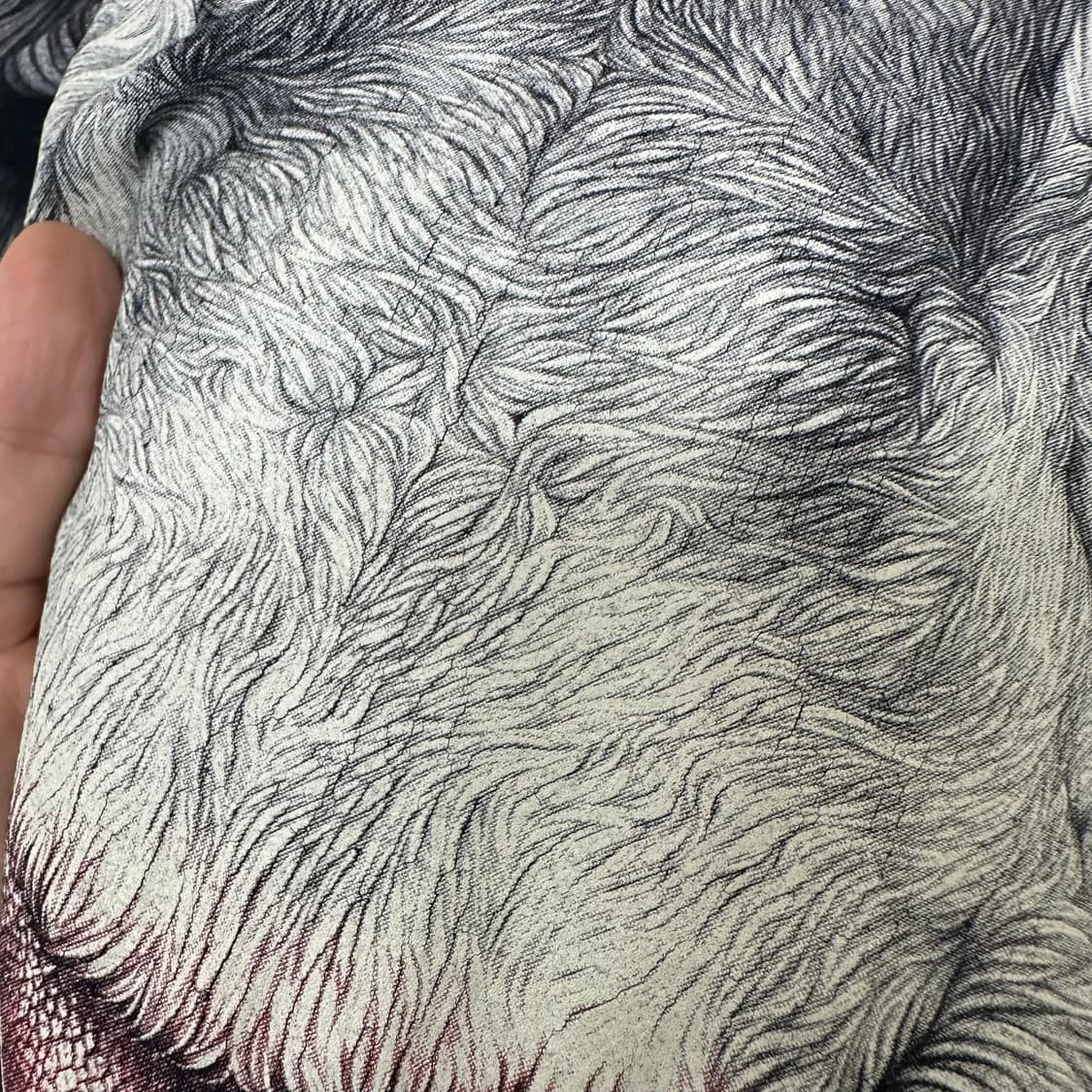   HIGH DEFINITION 남자 호랑이 면 반팔티셔츠 검정 L 상품이미지4