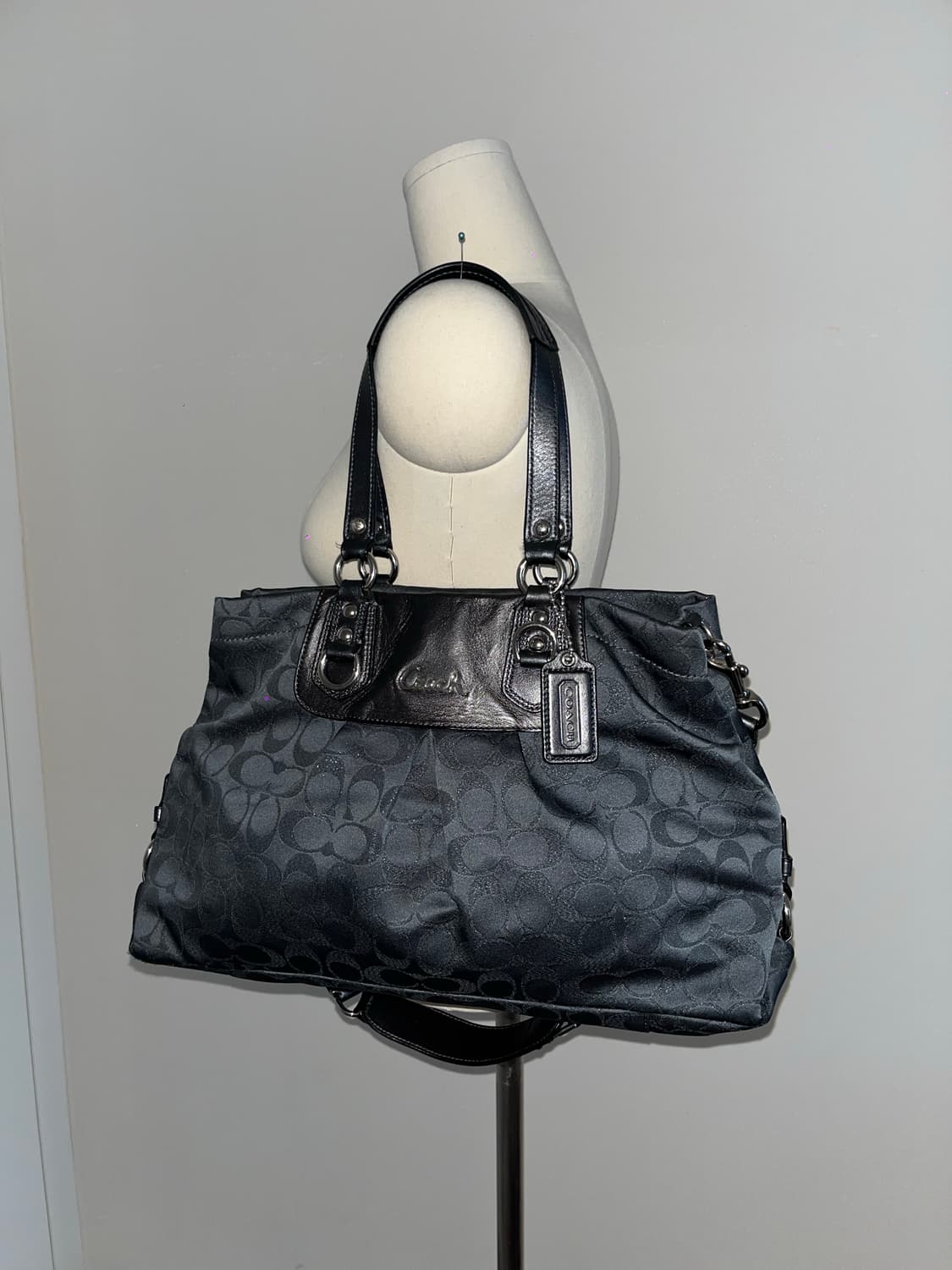 90ss COACH darkgray Shoulder bag 상품이미지2