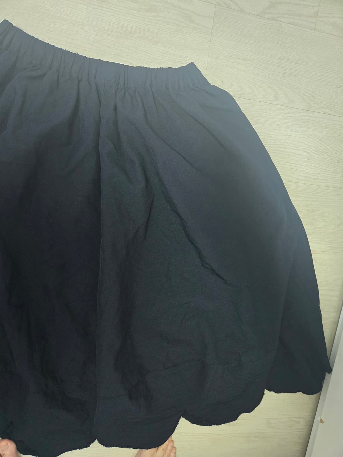 꼼데가르송 스카랩 스커트 네이비  상품이미지5
