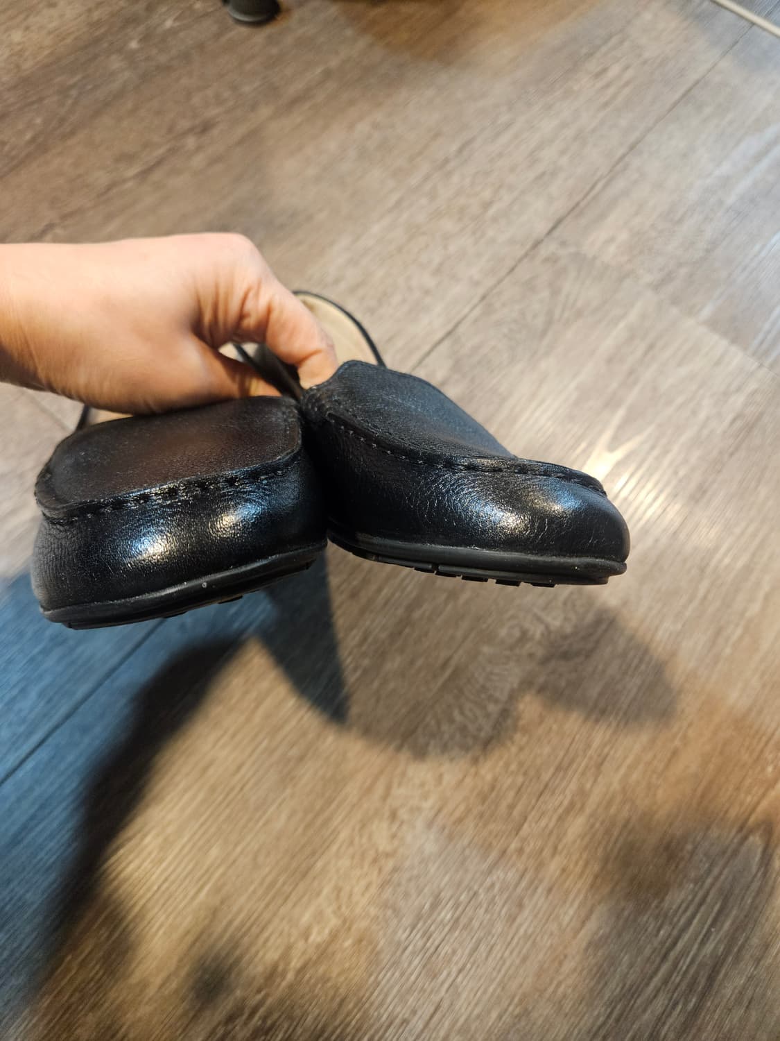 락포트 컴포트 블랙 로퍼 여성화 상품이미지5