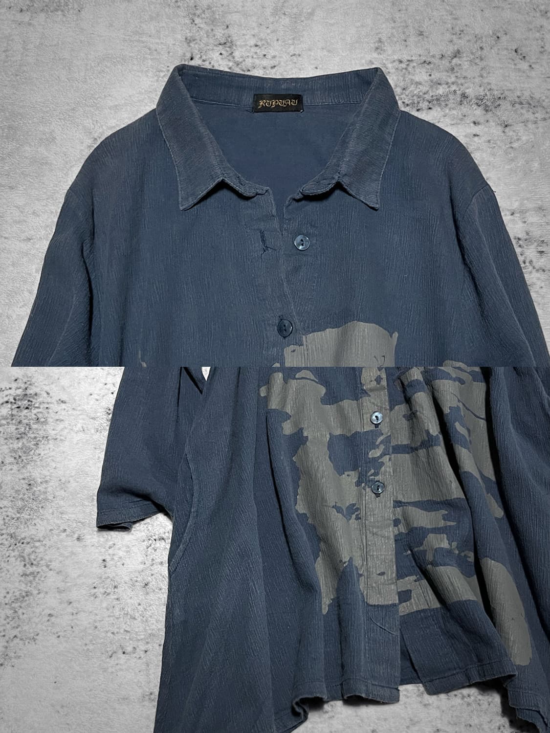 00s oriental graphic loose shirt  상품이미지2