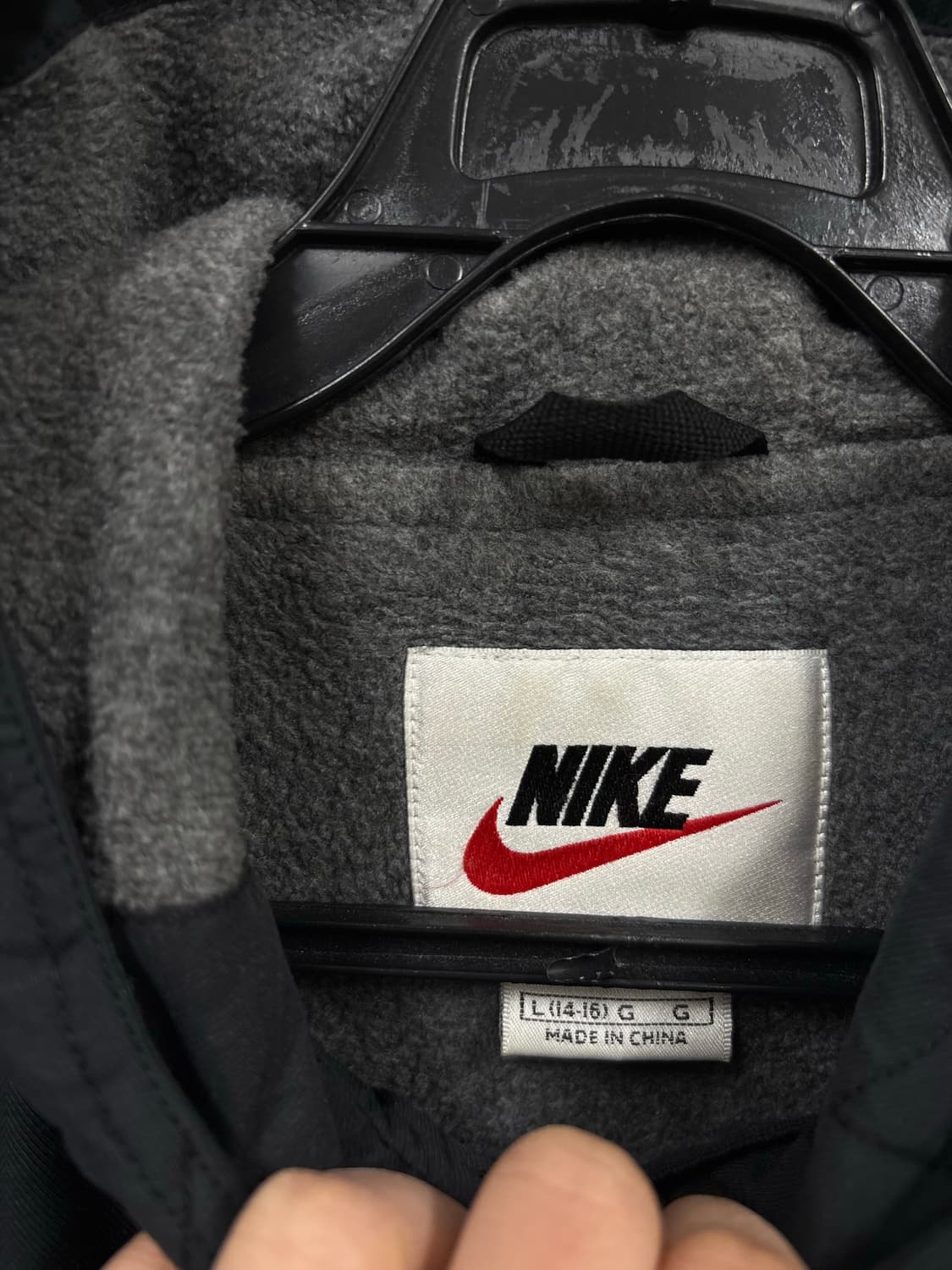 나이키 우먼 백로고 내피점퍼   상품이미지5