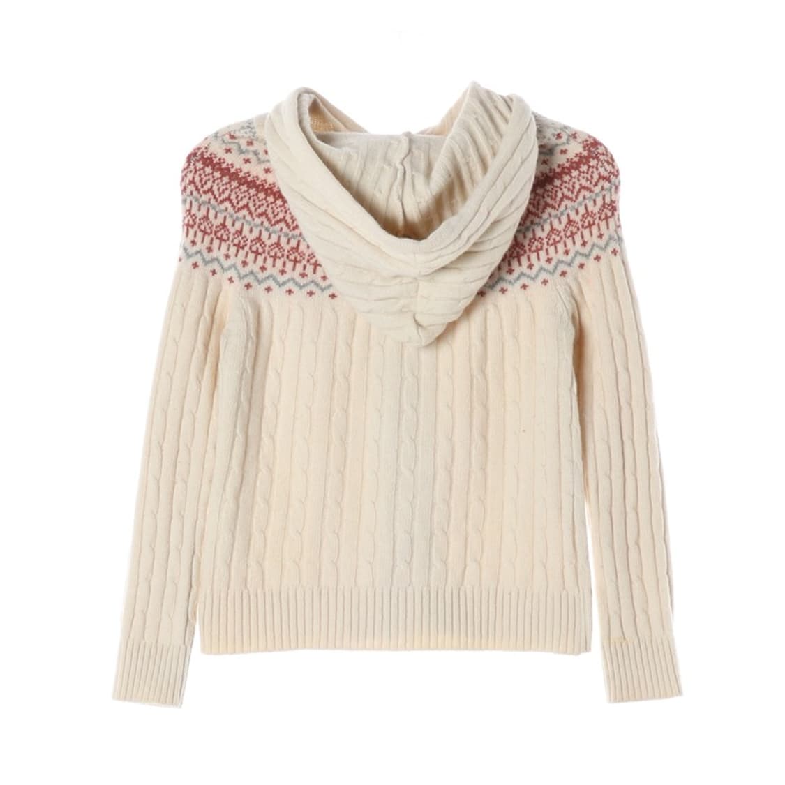 MUG PLUS 빈티지 니트 후드집업 M 상품이미지2