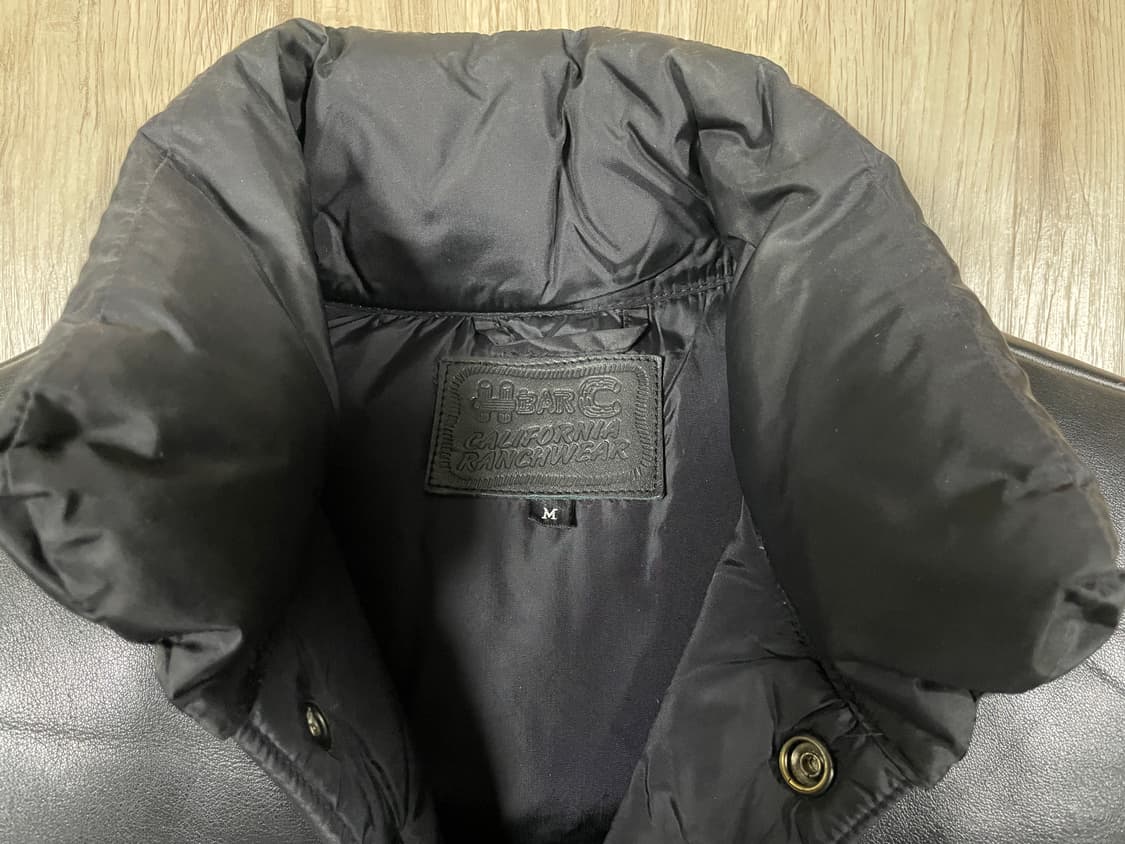 95~100) 80s HbarC 페더베드 다운베스트(민트급)RRL&LVC 상품이미지3