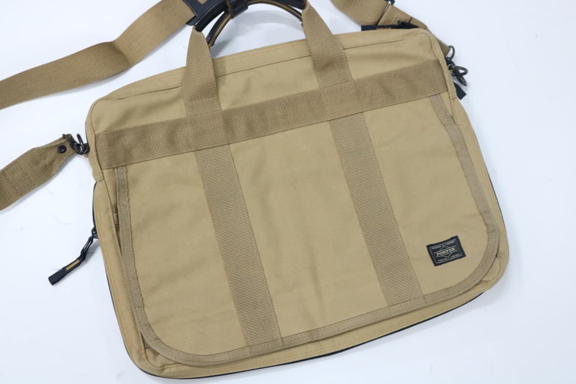 PORTER 포터 빈티지 베이지 캔버스 2WAY 브리프케이스 숄더백 상품이미지2