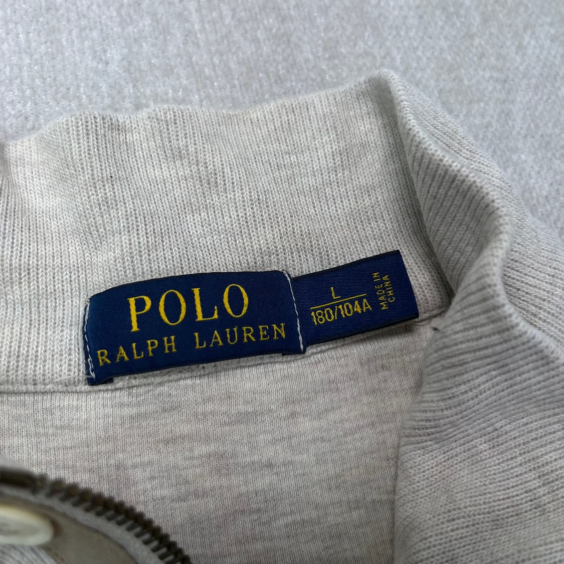 105 폴로 랄프로렌 버튼 반집업 엘보 패치 니트 상품이미지4