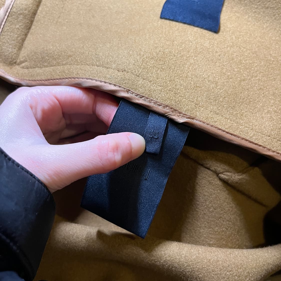 준지 캐시미어 혼방 모직 코트 상품이미지7