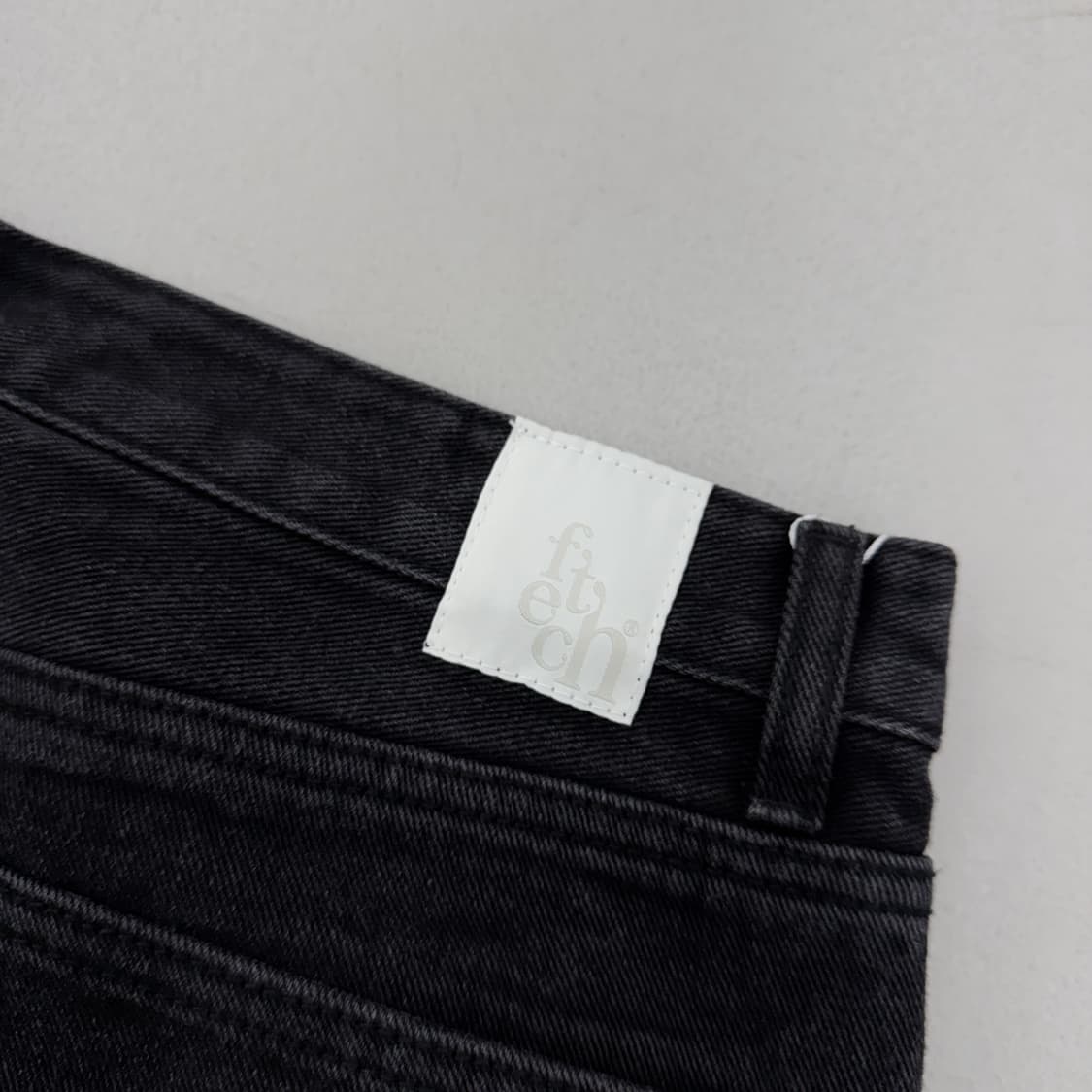 *새상품* fetch 페치 워싱 와이드 흑청 데님팬츠 상품이미지7