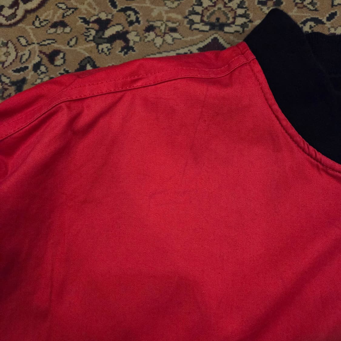 90s 빈티지 말보로 리버시블 봄버 자켓 블랙 레드 xxl 상품이미지8