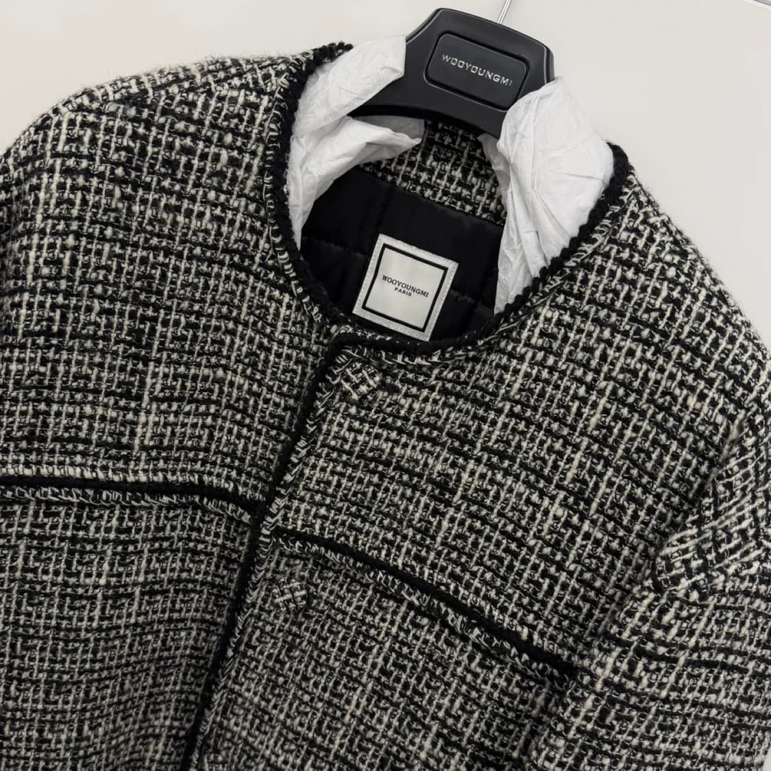 24FW 우영미 멀티 트위드 자켓 50 (택,옷걸이 풀셋⭕️) 상품이미지2