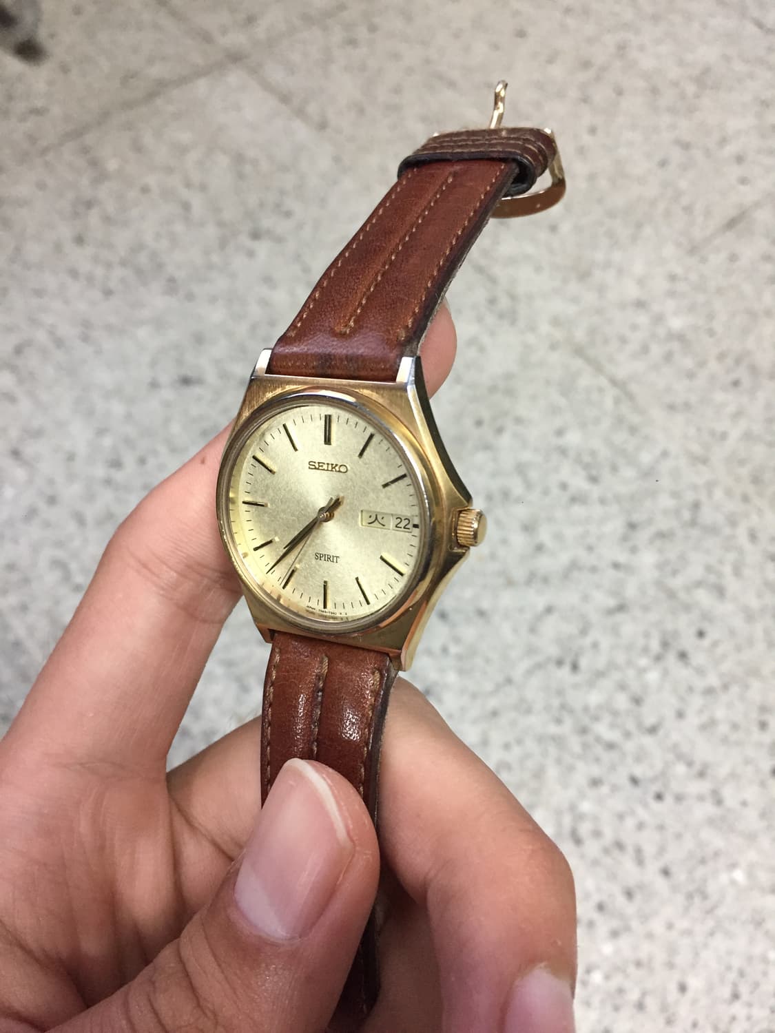90s seiko spirit quatz gold day-date 상품이미지2