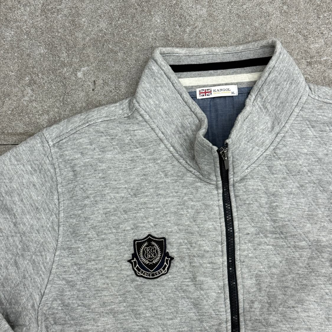 캉골 빅사이즈 그레이 집업 상품이미지6