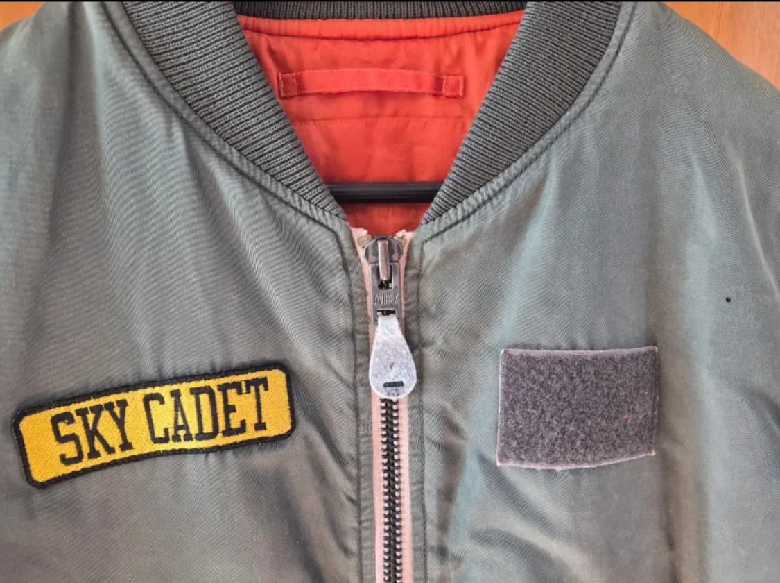 90s AVIREX x Disney "Donald Duck" MA-1 상품이미지4