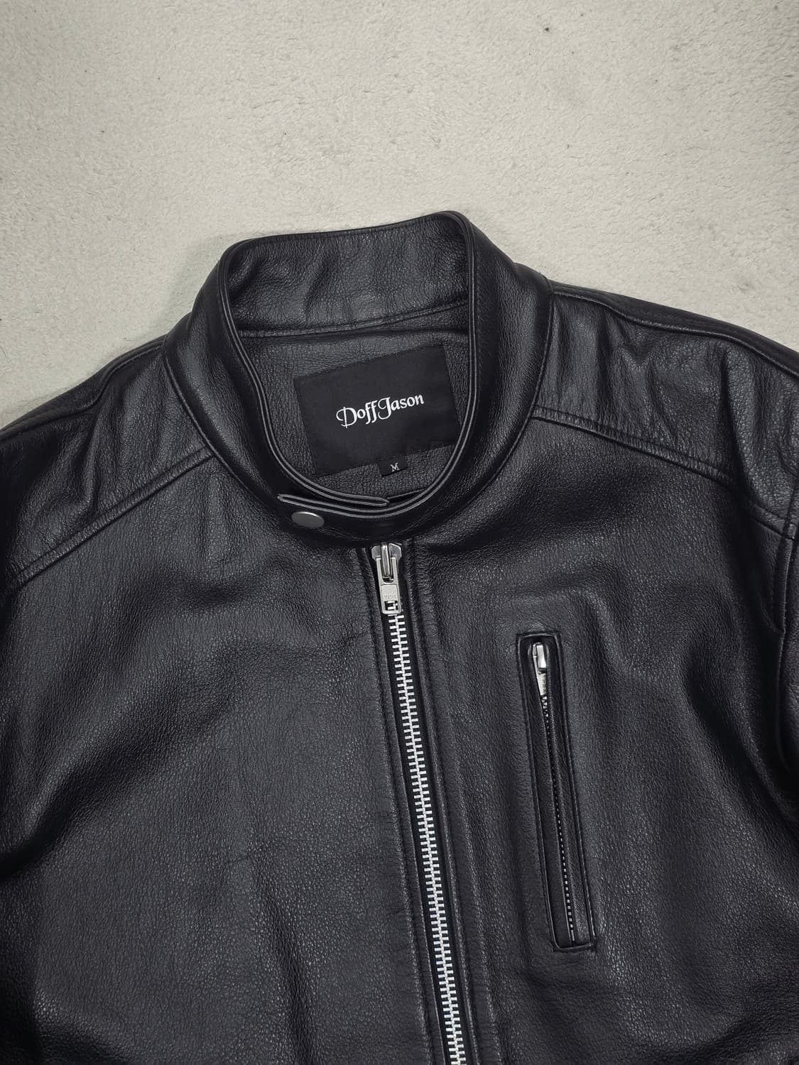 Doff Jason 도프제이슨 소가죽 레더 자켓 M 상품이미지2