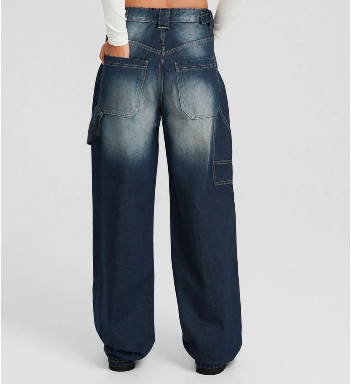 Bershka 베르슈카 청바지 Relaxed fit jeans 상품이미지6