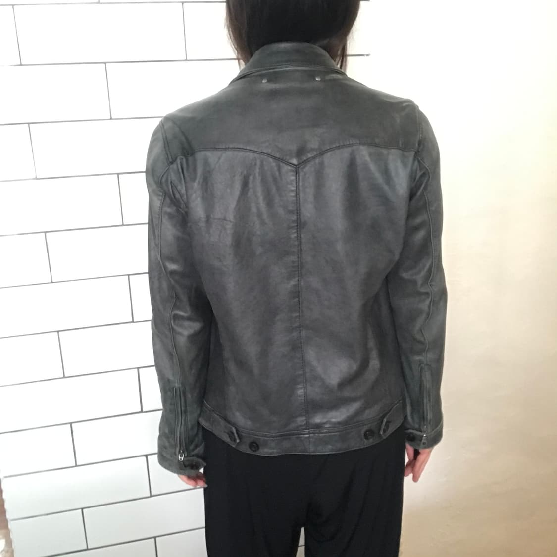 나노 유니버스 레더 자켓 상품이미지2