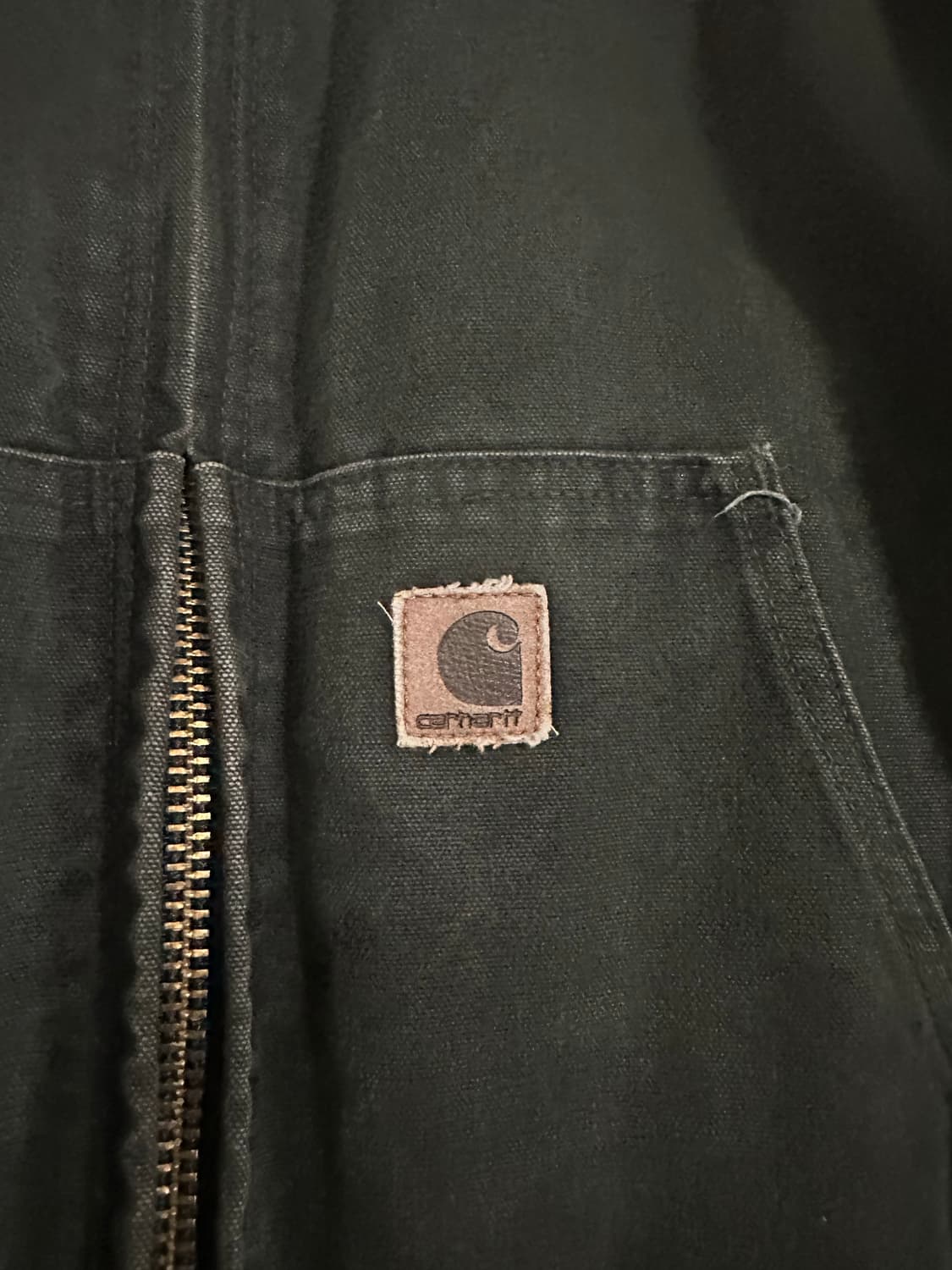 [XL] 칼하트 J130 모스그린 액티브 자켓 샌드스톤 상품이미지2