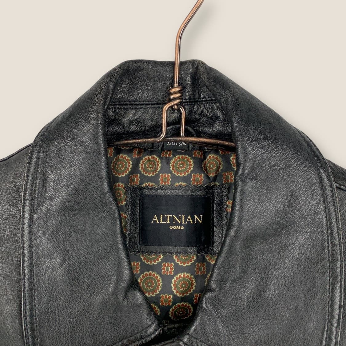 JPN 빈티지 양가죽 하프코트 상품이미지5