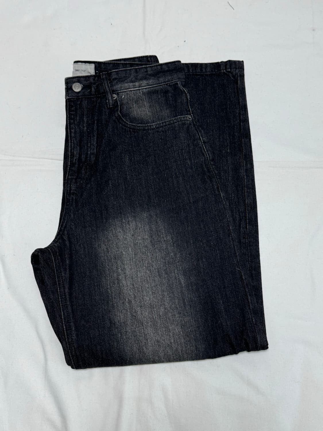 비긴202 / 와이드 세미 플레어 데님팬츠 / 1 상품이미지2