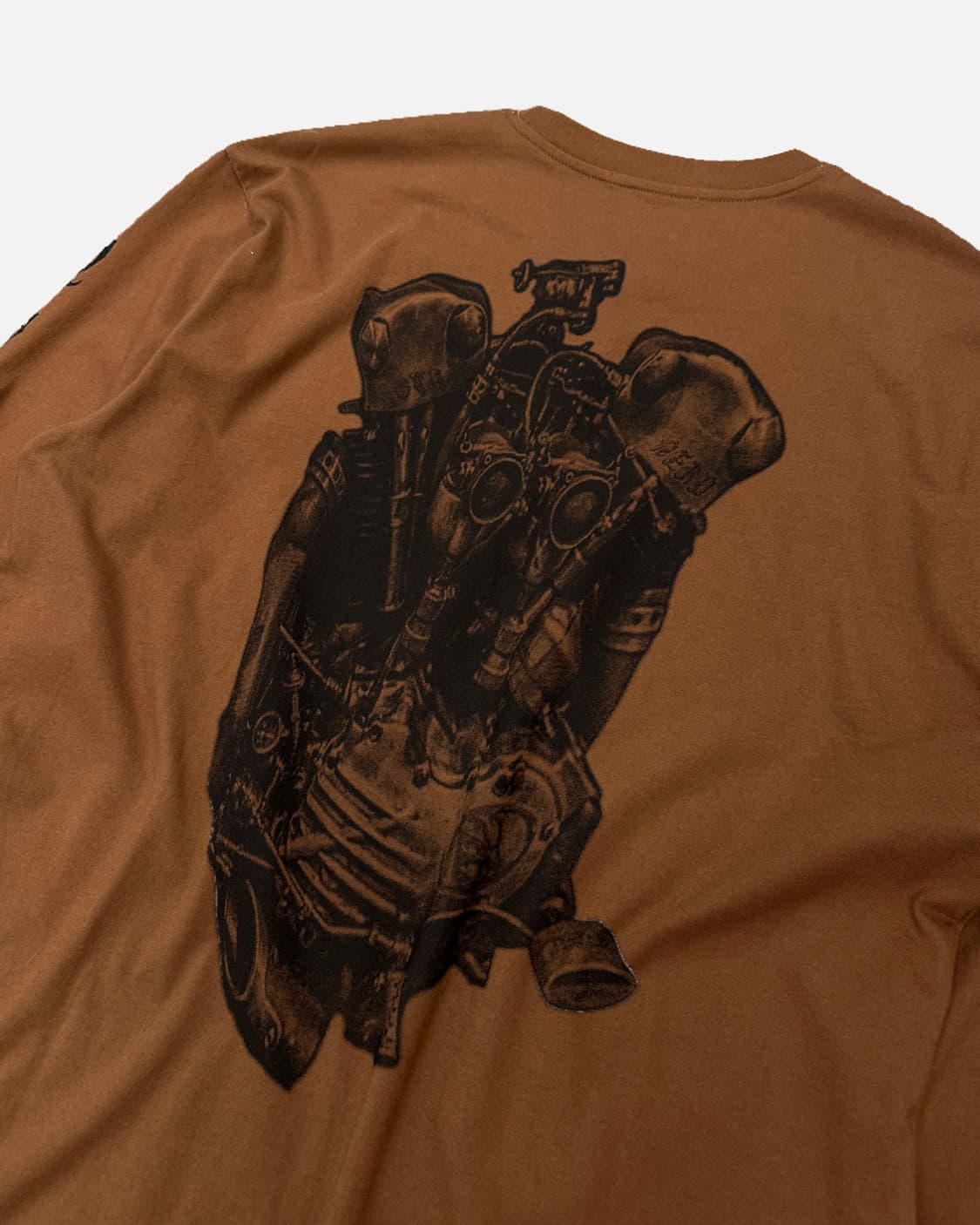 brown lettering engine t-shirt 상품이미지6