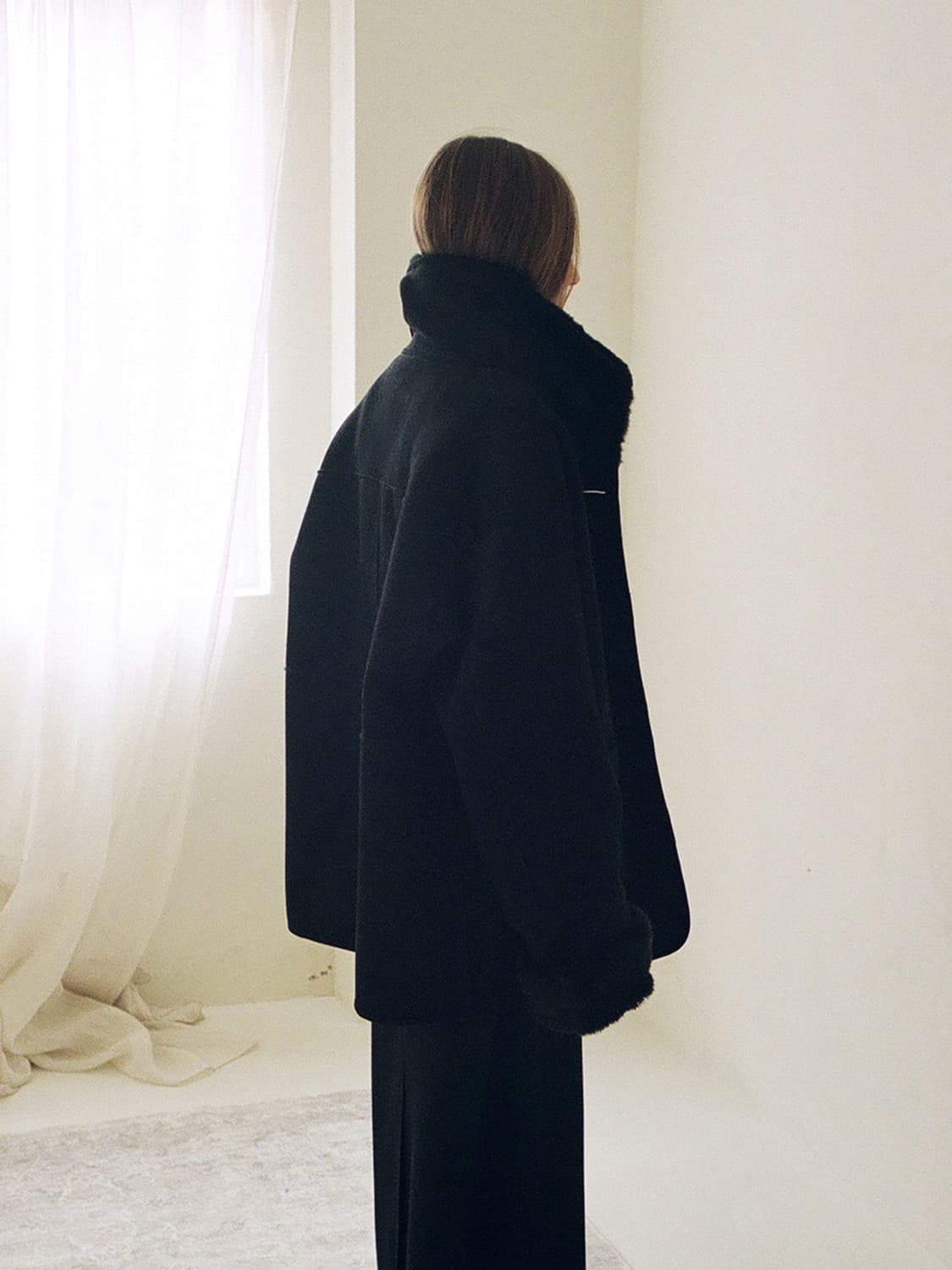 에레 ehre 리버시블 시어링 코트 상품이미지2