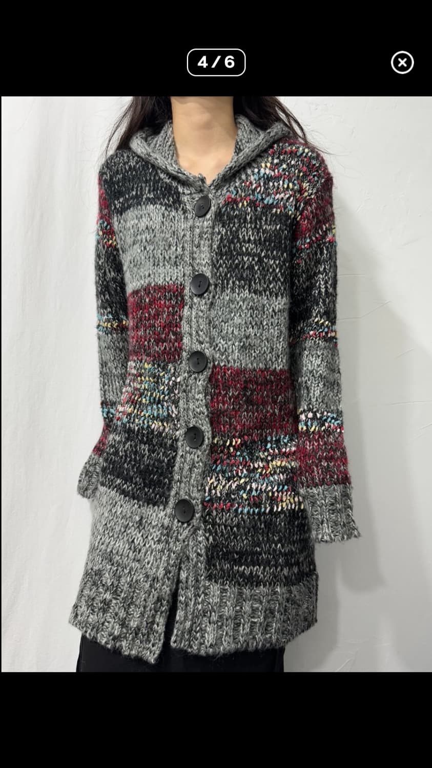 hood pattern cardigan 상품이미지4