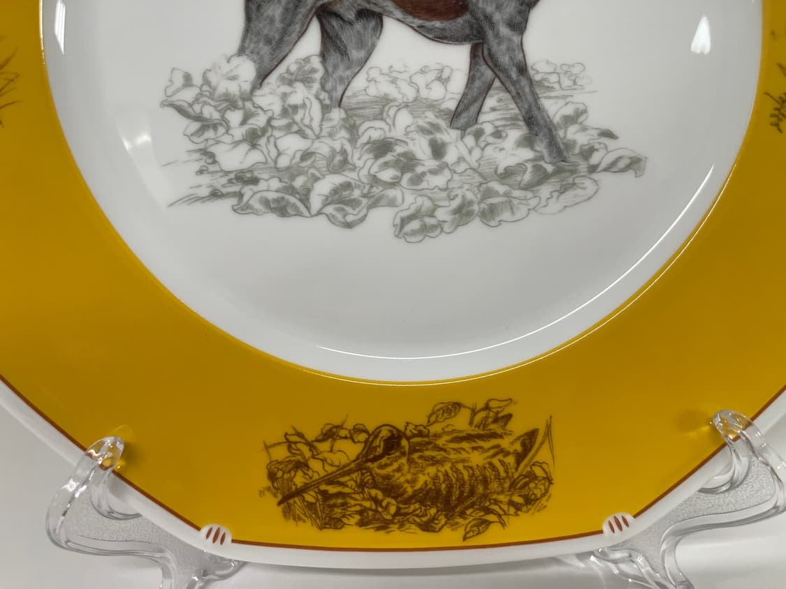 에르메스 샹 쿠홍 chiens Courants 브라크알레망 플레이트 1P 상품이미지4