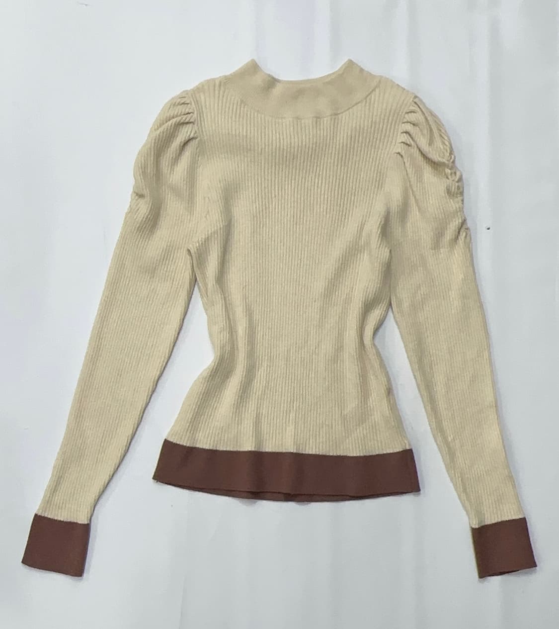 🤎하구미의 노르딕 코디세트🤎 원피스 레이어드 퍼프 니트 겨울 러블리 상품이미지4