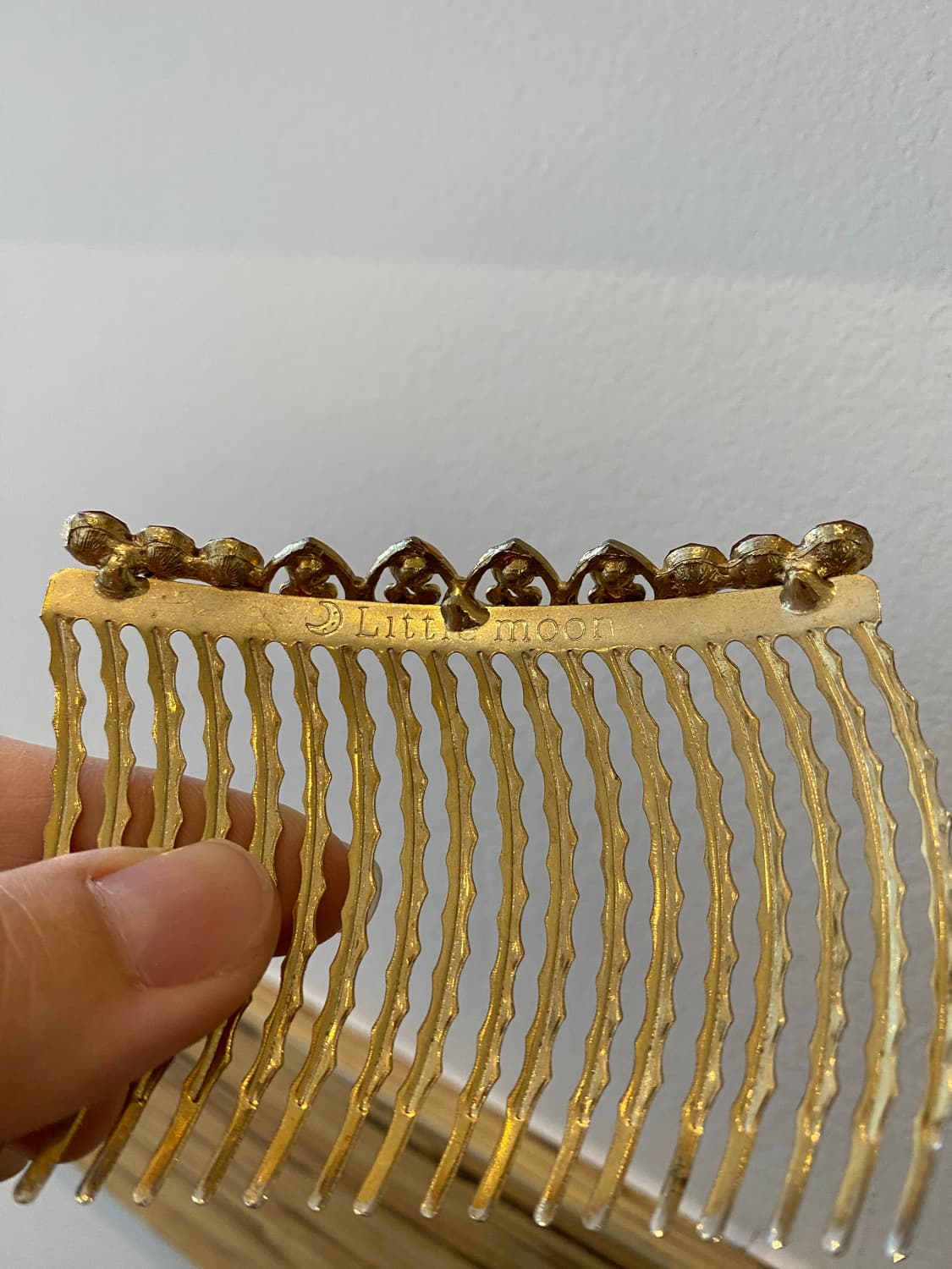 리틀문 헤어핀 하트 러블리 모리룩 빈티지 빗핀 상품이미지3