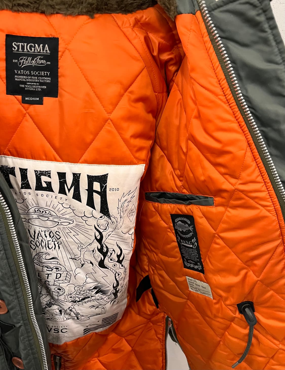 스티그마 바토스 소사이어티 N-3B 항공점퍼 M 상품이미지3