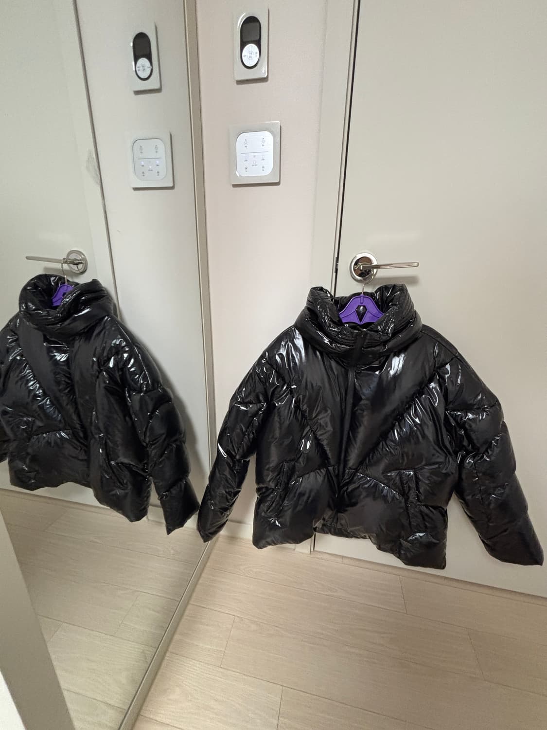 다이나핏 유광패딩 새상품 상품이미지1